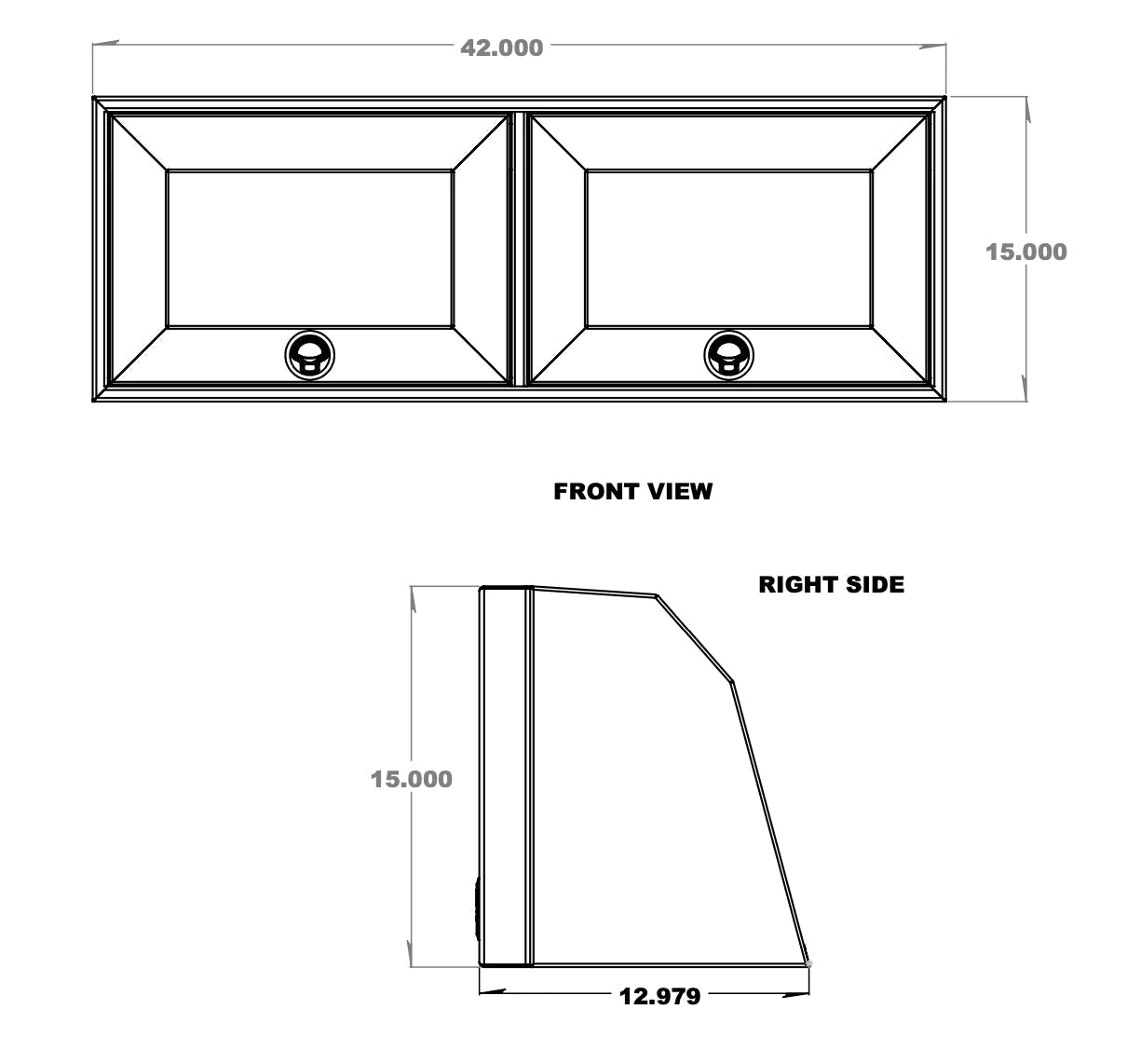 Van Wife Components 42" Upper Cabinet - Out There Vans