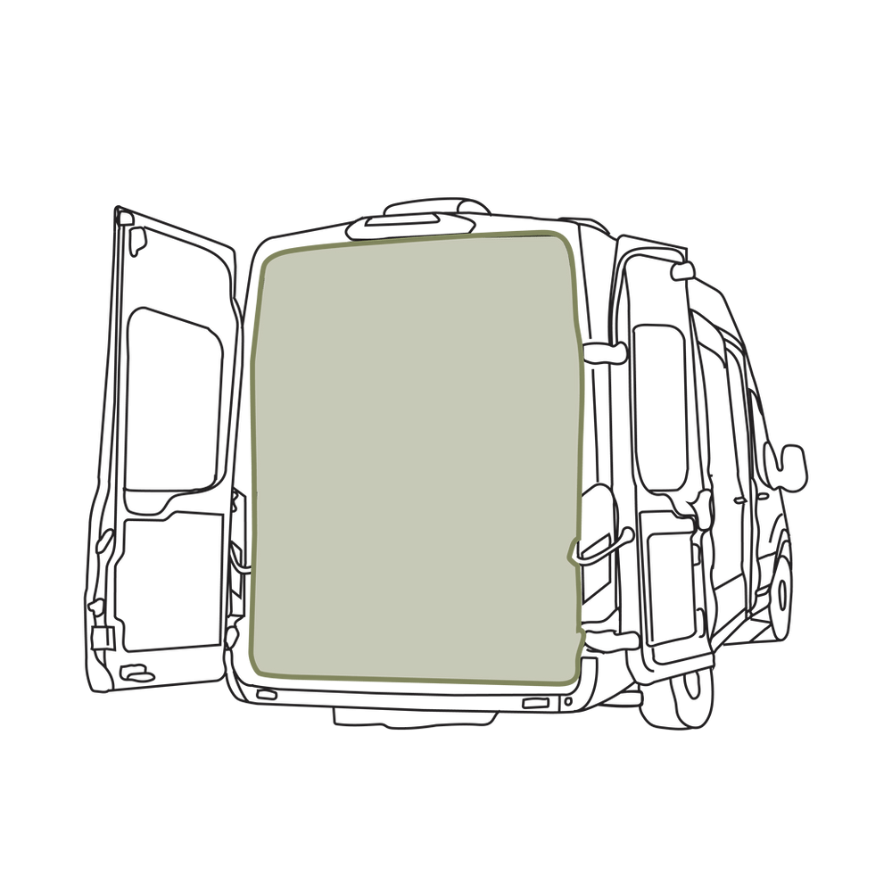 VanEssential Ford Transit Bug Screen - Rear Door - Out There Vans