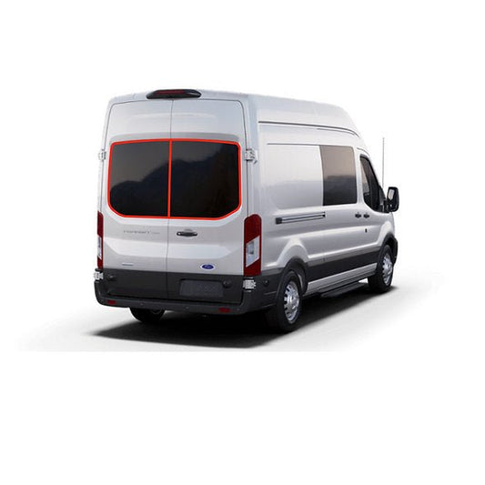 VanEssential Ford Transit Rear Door Window Covers (Pair) - Out There Vans