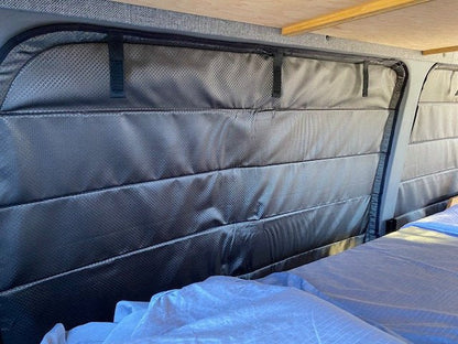 VanEssential Mercedes Sprinter Passenger Van Middle + Rear QTR Window Cover - Out There Vans