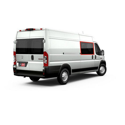 VanEssential Ram ProMaster Sliding Door Window Cover - Out There Vans