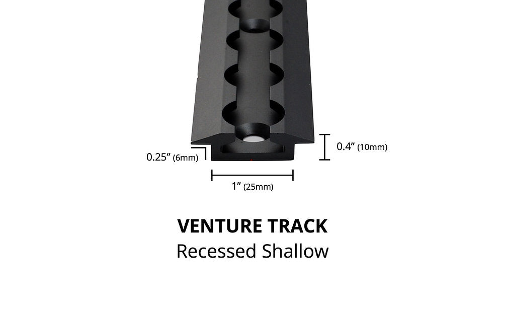 VanEssential Recessed Shallow Venture Track - 2 Pack - Out There Vans