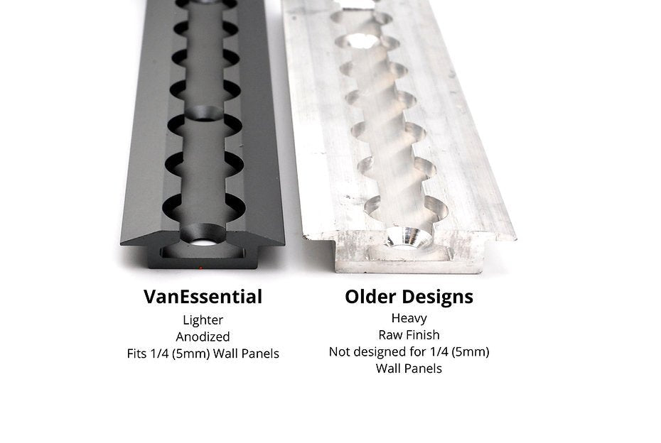 VanEssential Recessed Shallow Venture Track - 2 Pack - Out There Vans