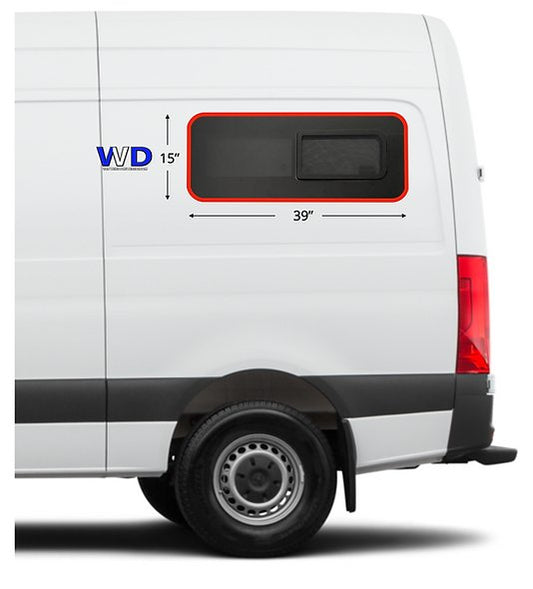 VanEssential Van Windows Direct Bunk Window Cover - Out There Vans